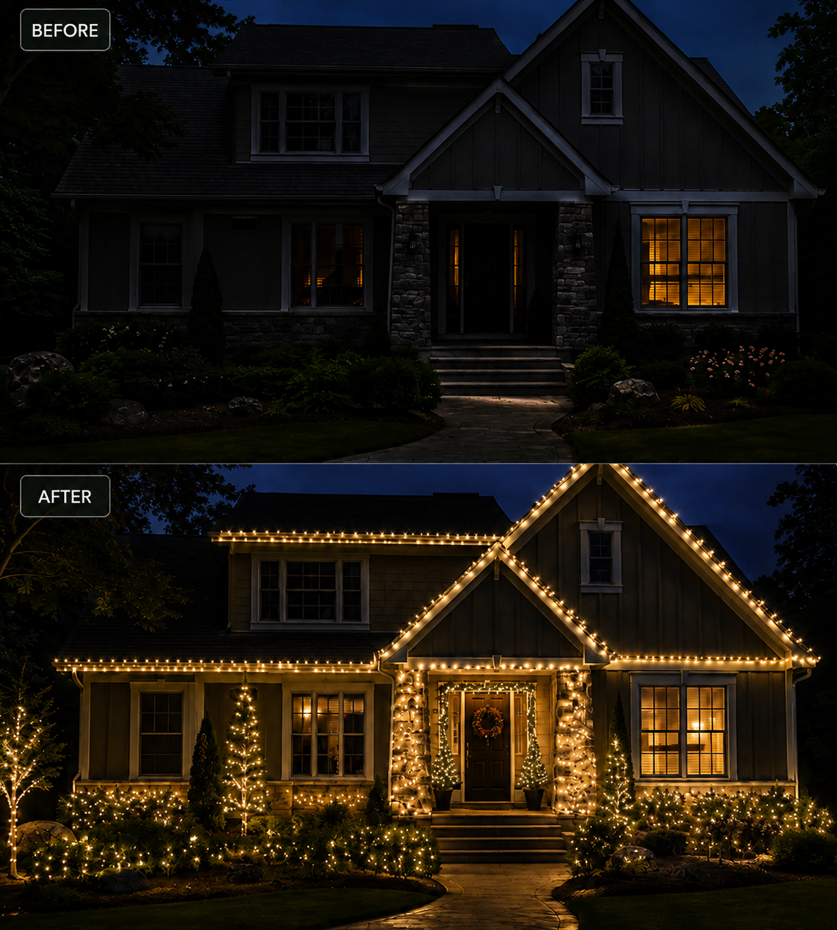 Landscape accent lighting
